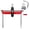 Red | 0.5m small balancer, variant on 2 Ton Folding Hydraulic Engine Hoist, Heavy Duty 4400 lbs Shop Crane Cherry Picker with Telescopic Boom & 6 Swivel Casters for Garage Workshop Lift, Black