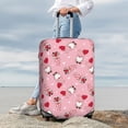 thumbnail image 7 of Fuzoiu Gnome With Heart Print Suitcase Cover,Washable Luggage Covers for Suitcase,Elastic Luggage Protector Cover,Scratch Resistant Travel Suitcase Covers-Small, 7 of 7