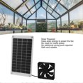 thumbnail image 4 of Solar Exhaust Fan IP67 Waterproof 10W 12V Solar Panel Ventilation Fan for Chicken Coop Shed Pet House, 4 of 5