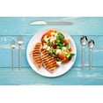 thumbnail image 3 of Mainstays 49-Piece Stainless Steel & Plastic Flatware with Organizer Tray, Soft Silver, Service for 8 Adults, 3 of 9
