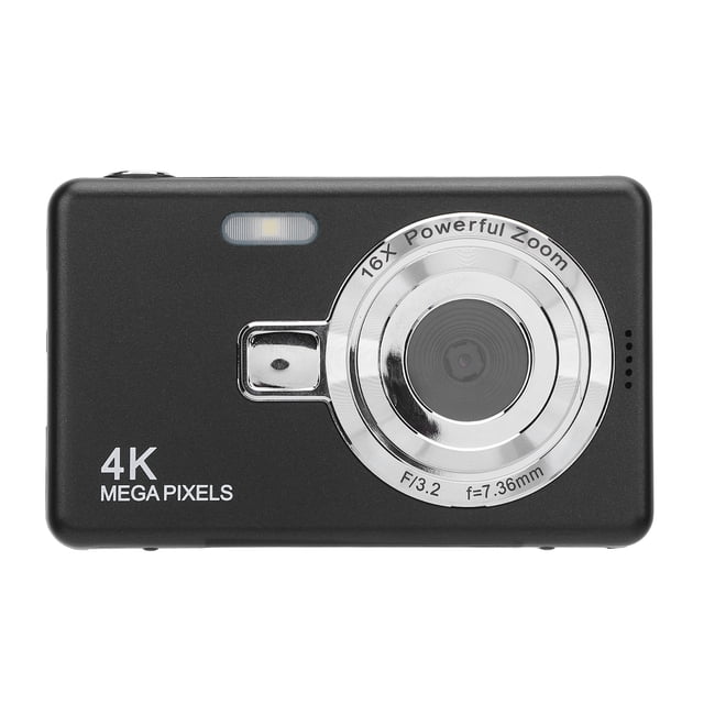 Cámara Digital Fotos De 50MP Cámara De Video 4K Para Principiantes Pantalla Zoom 16X Luz De Relleno Cámara Vlog Diseño De Estilo Vintage Carga USB C Para Navidad