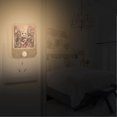 thumbnail image 7 of Panda Bear Flowers Floral Guita Night Lights Plug into Wall LED with Auto Light Sensor Warm Light for Kids Hallway Bedroom Living Room Kitchen Bathroom Set of 2, 7 of 7