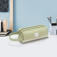 thumbnail image 3 of Clearance Under $1 InsCrazy Pencil Pouch Double-layer Cloth Pencil Case Large Capacity Double-pull Pencil Case Portable Zipper Portable Pencil Case, 3 of 7