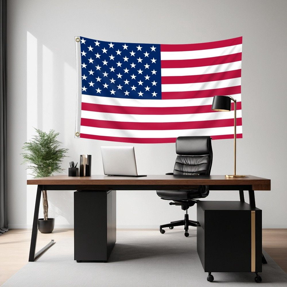 4X6FT 120*180cm USA US U.S. American Flag Polyester Stars Brass Grommet US Flag