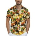 thumbnail image 3 of Iceglad Men's Hawaiian Shirt Short Sleeve Casual Button Down Shirt for Men Printed Summer Beach Shirt, 3 of 5