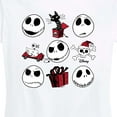 thumbnail image 3 of The Nightmare Before Christmas - Jack Christmas Grid - Women's Short Sleeve Graphic T-Shirt, 3 of 5