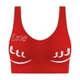 thumbnail image 4 of ylioge S-4X Womens Plus Size Sports Bras No Underwire Support Tshirt Bralettes Stretchy Pullover Push Up Breathable Full-Coverage Yoga Underwear Bra, 4 of 6