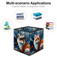 thumbnail image 2 of Fox Foldable Clothes Storage Bins with Handle, 10.8"x10.5"x10.6", Large Capacity - Storage Baskets Containers, 2 of 6