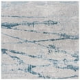 thumbnail image 6 of SAFAVIEH Meadow Vinal Wavy Marble Area Rug, Light Grey/Blue, 9' x 12', 6 of 9