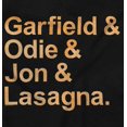 thumbnail image 2 of Garfield Characters Odie Jon Lasagna Romper Boys or Girls Infant Baby Brisco Brands 24M, 2 of 6