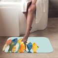 thumbnail image 4 of 1pc Colorful Fish Absorbent Non-Slip Bathroom Thickened Flannel Rug Decor,Soft,Quick Drying,Suitable For Indoor/outdoor Use,Bathrooms,Bedrooms,Kitchens,Terrace,Laundry Rooms,16"x24", 4 of 9