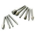 thumbnail image 3 of 10-Piece High-Speed Steel Woodworking Rotary File Set - Electric Tool Accessories for Wood Carving, Crafting Intricate Designs, and Efficient Woodworking Tasks – Compact & Portable Kit with Versatile, 3 of 4