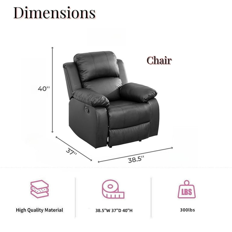 Apartment size 2025 wall hugger recliners
