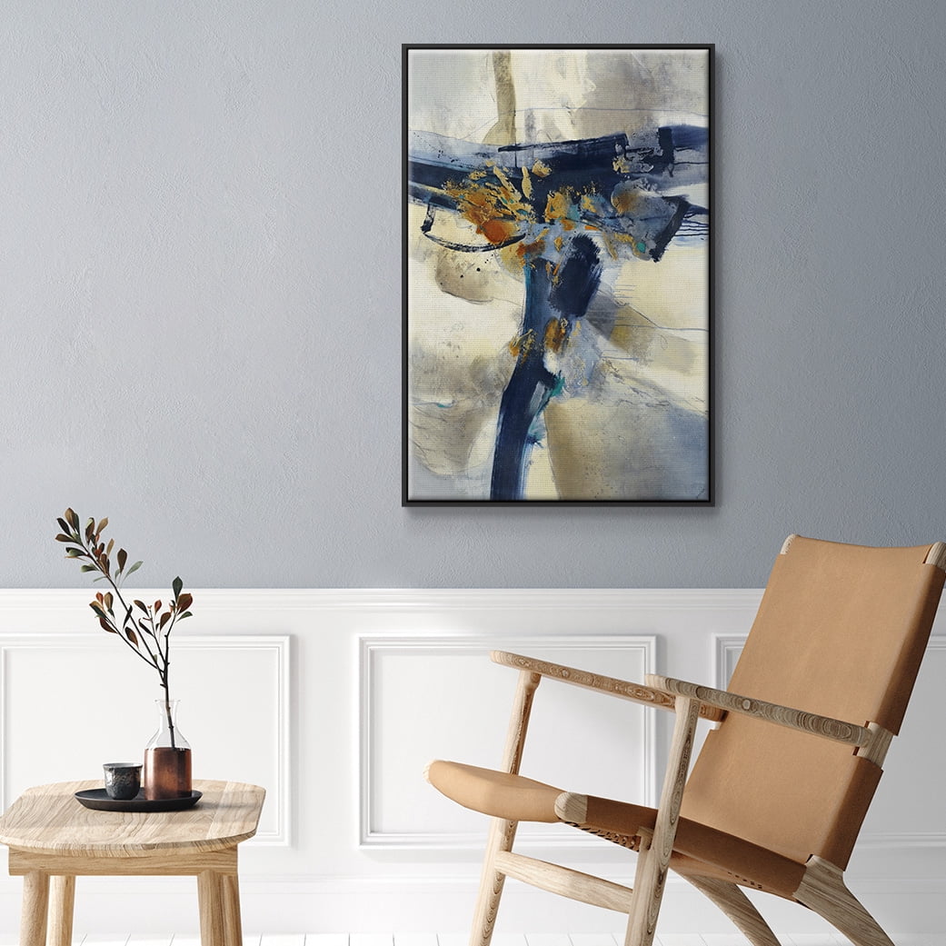 Blast Framed Premium Gallery Wrapped Canvas - Ready to Hang - 17 x 25 - Black Floating Frame