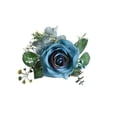 thumbnail image 2 of Cloth Flower Curtain Tie Backs Rose Curtain Tieback Clips Decorative Rope Holdbacks Window Buckle For Window Rose Red, 2 of 9
