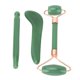 thumbnail image 1 of Herramientas Faciales Gua Sha, 3 Piezas Portátiles Que Se Desvanecen Por Puntos, Mejoran La Circulación, Rodillo De Piedra De Jade De Doble Cabeza Con Herramienta De Raspado En, 1 of 7