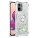 thumbnail image 2 of Funda para Xiaomi Redmi Note 10S 4G/Note 10 4G con Brillo Líquido Flotante, Purpurina, Parachoques y Anillo Giratorio Soporte, 2 of 5