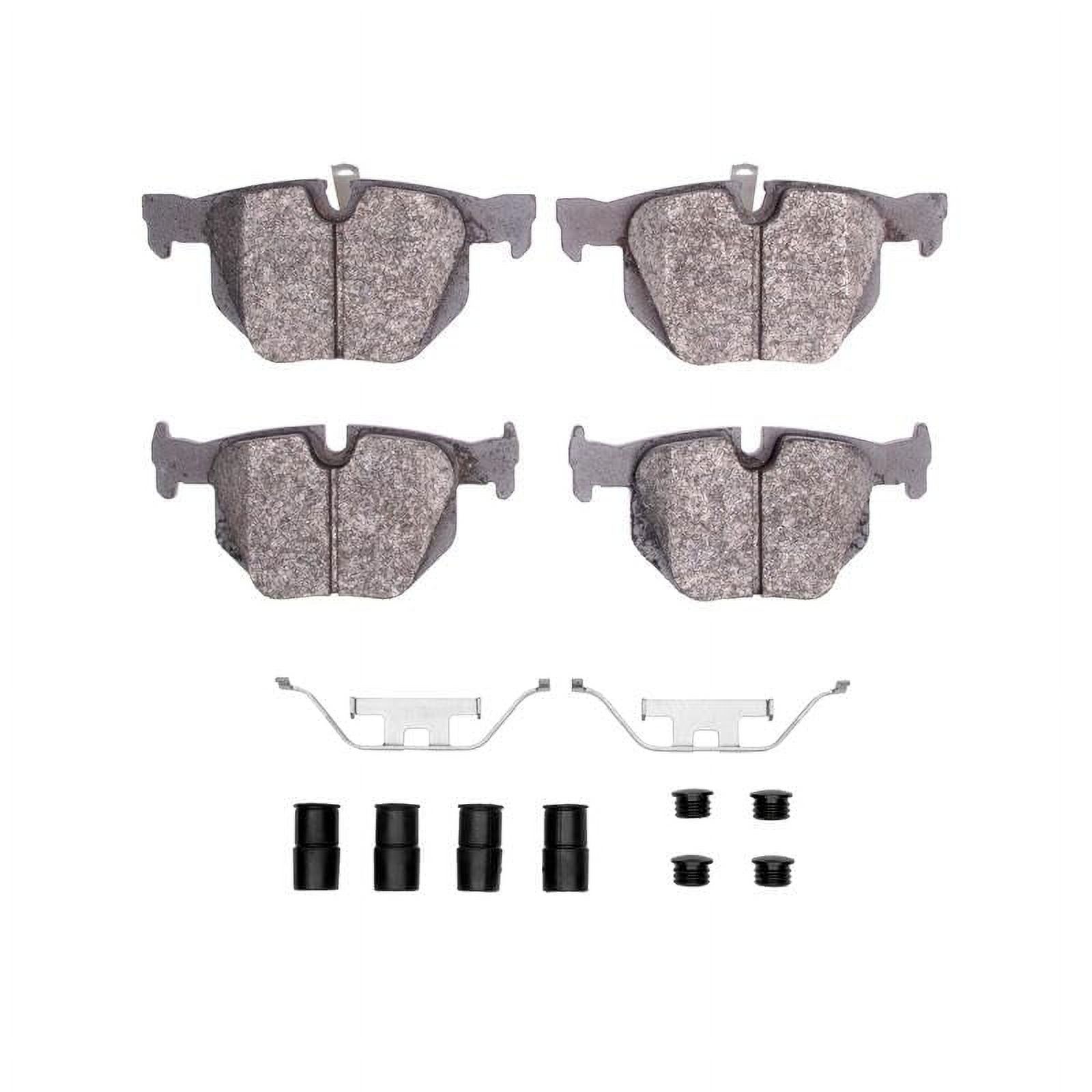 Dynamic Friction Company 1310-1169-11 DFC 3000 Ceramic Brake Pads and Hardware Kit