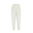 thumbnail image 6 of Timegard Pants for Women Ruched Elastic High Waisted Tapered Leg Casual Loose Trousers with Pockets, 6 of 7