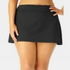 Anne Cole Plus - Live in Color Rock Swim Skirt, Black, Size 18W: 18W/Black