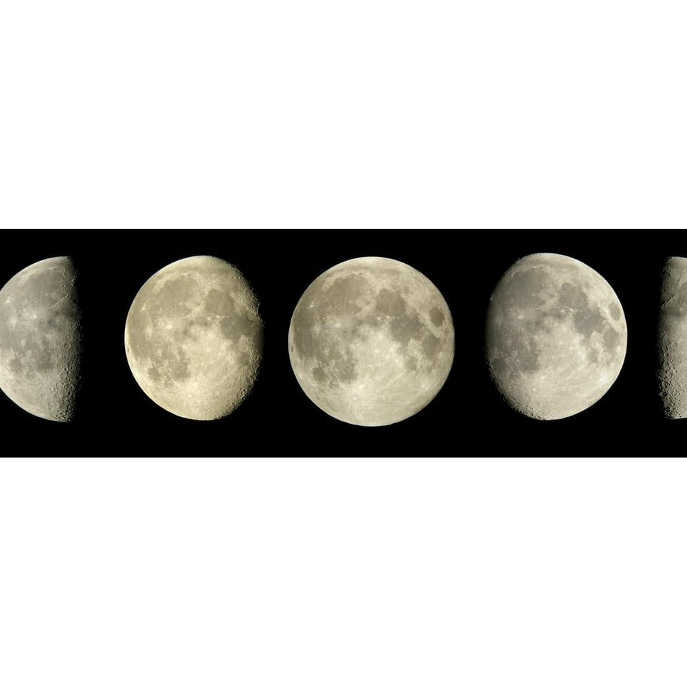 Phases of the Moon Print Wall Art By Pekka Parviainen - Walmart.com