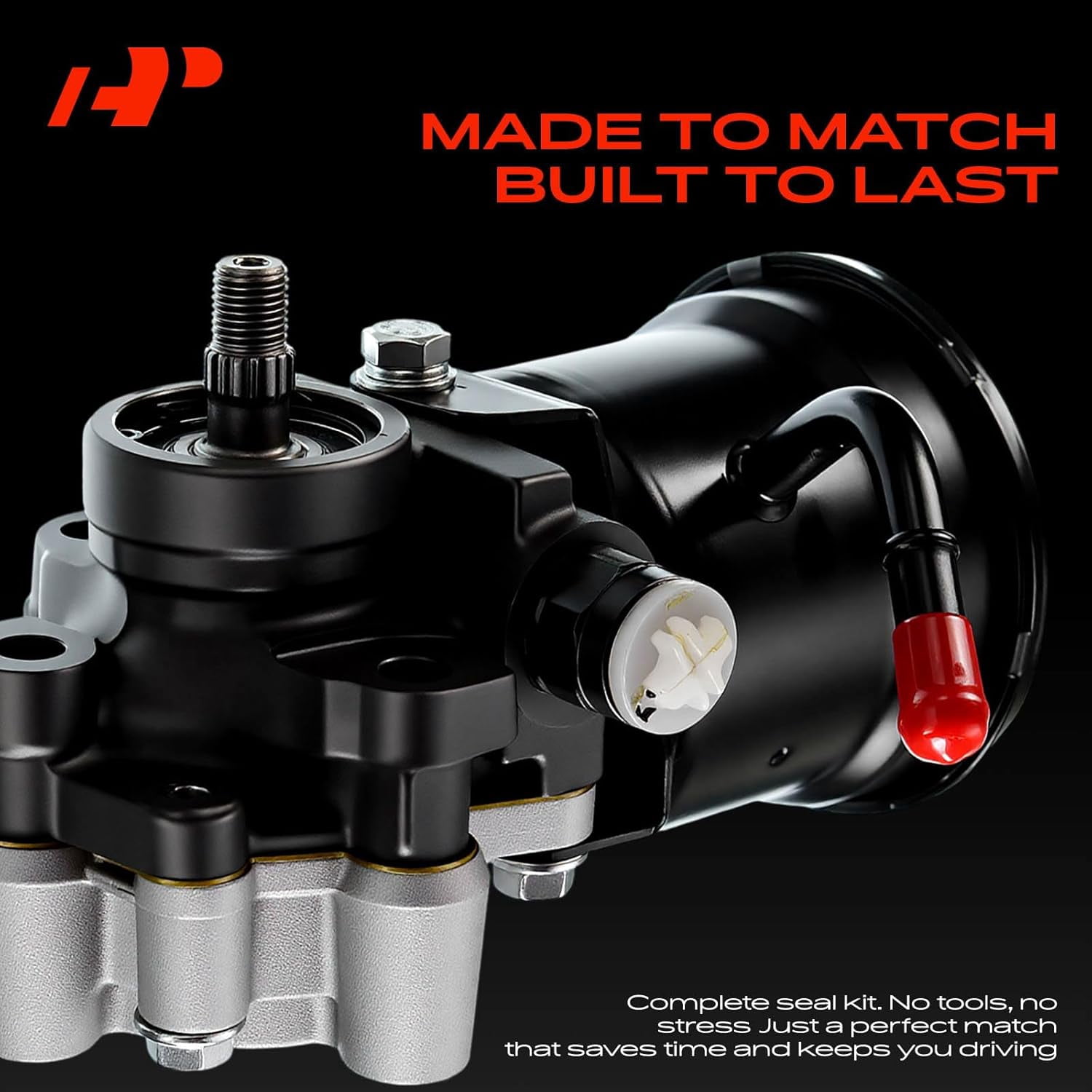 A-Premium Power Steering Pump with Reservoir Compatible with Toyota 4Runner 1996-2000 Tacoma 1996-2001 2.4L 2.7L Gas
