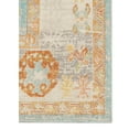 thumbnail image 5 of Amer Rugs BHM389119 8 ft. 9 in. x 11 ft. 9 in. Bohemian Bordered Indoor & Outdoor Area Rug, Aqua, 5 of 5