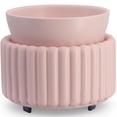 thumbnail image 1 of Ceramic Wax Melter VICTORIA AROMA, calentador de velas 3 en 1, color rosa, 1 of 5