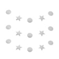 thumbnail image 2 of CIMAXIC Wedding 4 Strings Of Star Circle Paper Garland Party Decorations Hanging Star Banner For Birthday Celebrations Wedding Decor Graduation Events Festive Holiday Displays, 2 of 5