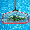 Heavy Duty 19.5inch Swimming Pool Leaf Leaf Rake 4 Seat Inflatable Pool