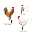 thumbnail image 2 of unbranded 3Ud De Gallina Para Jardín Con Material Acrílico Duradero De Patio, 2 of 8