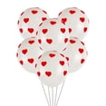 thumbnail image 1 of Globo de látex en forma de corazón de 12 pulgadas con estampado de amor, globo de confesión para decoración de bodas y San Valentín, 1 of 5