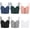 6 Colors, variant on Spaghetti Strap Crop Tops for Women Padded Bralettes Cami Tank Top Sport Bra (Black)