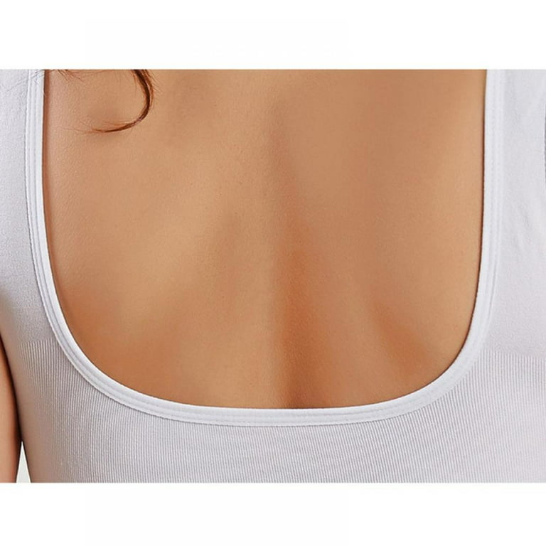Women's Racerback Sports Bras Quick-drying Perspiration Yoga Workout Tank  Top Light Support Sport Bra Single-layer Non-coaster-free Comfortable