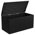 thumbnail image 5 of Huloretions Deck Box,Outdoor Storage Box Waterproof With Lockable Lid,Patio Storage Box,Deck Box For Cushions Patio Storage Box For Garden, Backyard, Poolside,100 Gallon Outdoor Storage Bin, 5 of 9