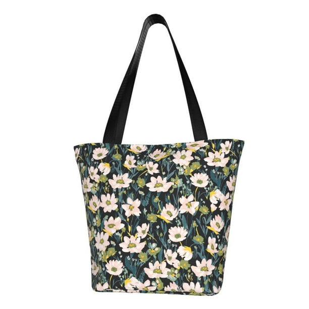 Easygdp Flowers Bolso de Hombro para Mujer, Bolso Bandolera y Cartera de Mano Elegante para Uso Diario