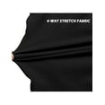 thumbnail image 5 of Little Donkey Andy Men's Stretch Convertible Pants Zip-Off Lightweight Quick-Dry Hiking Fishing Travel Pants (Capris Black S), 5 of 9