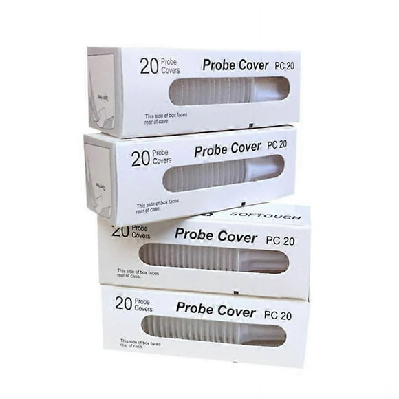60pcs Braun Ear Thermometer Replacement Filter Probe Cover Cap