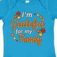 thumbnail image 4 of Inktastic I'm Grateful for My Family in Orange with Fall Leaves Boys or Girls Baby Bodysuit, 4 of 5