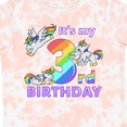 thumbnail image 4 of Inktastic It's My 3rd Birthday Unicorn Boys or Girls Toddler T-Shirt, 4 of 5