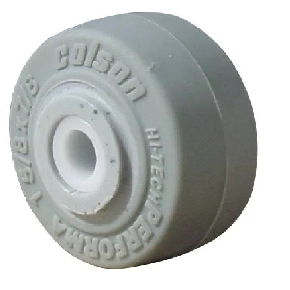 Colson Gray Performa Soft Rubber Wheel 5" x 7/8" with Delrin Bearing 1-5-441 