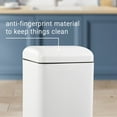 thumbnail image 5 of happimess Betty Retro 8-Gallon Step-Open Trash Can, Cotton White, HPM1007A, 5 of 11