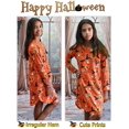 thumbnail image 6 of Oudiya Girls Long Sleeve Nightgowns Soft Print Pajamas Sleepwear Nighties for Kids 4-12, 6 of 7