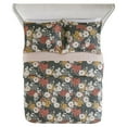 Mainstays Grey Floral Standard Sham Pair, 1 Piece