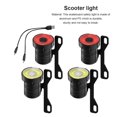thumbnail image 3 of Naiovety Paquete de 2 luces con sensor de monopatín, lámparas de rueda de monopatín de seguridad recargables, luz trasera automática para Patinetes eléctricos Luz de la cola, 3 of 6