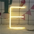 thumbnail image 4 of Neon Sign, Letter Neon Signs Neon Alphabet Light Light Up LED Letters Lights Light Up Marquee Letters Lights Battery USB Warm White, 4 of 5