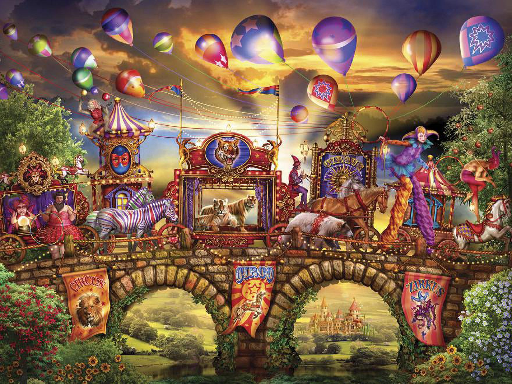 CEACO PUZZLES 750Piece CIRO CARCHETTE MAGICAL WORLD CARNIVALE PARADE PUZZLE