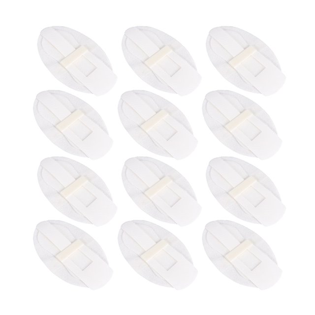 12pcs Catheter Leg Band Breathable Catheter Tube Stickers Foley