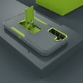 thumbnail image 6 of Allytech Galaxy S21 FE 5G Case for Samsung S21 FE 5G Cover, Hard PC + TPU Shockproof Anti-Scratch Built-in Kickstand Support Magnetic Car Mount Rugged Case for Samsung Galaxy S21 FE 5G 6.4",Gray+Green, 6 of 6