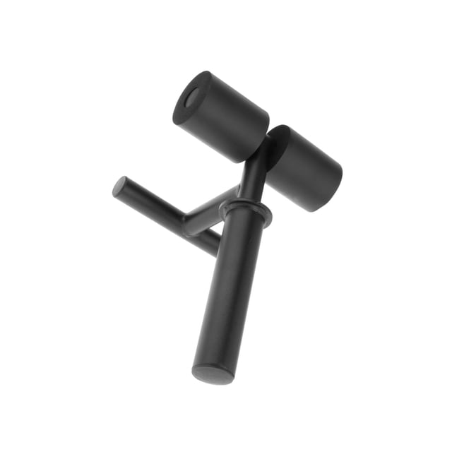 Ruiboury Tibialis Exercise Equipment Professional Weight Lifting Bar Machine Calf Tibia Glossy Handle 28cm